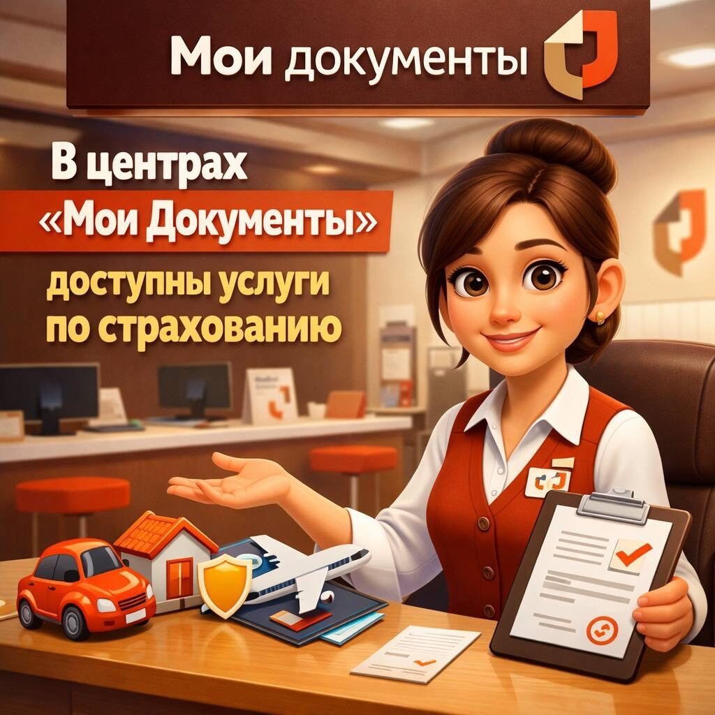 Услуги по страхованию в МФЦ